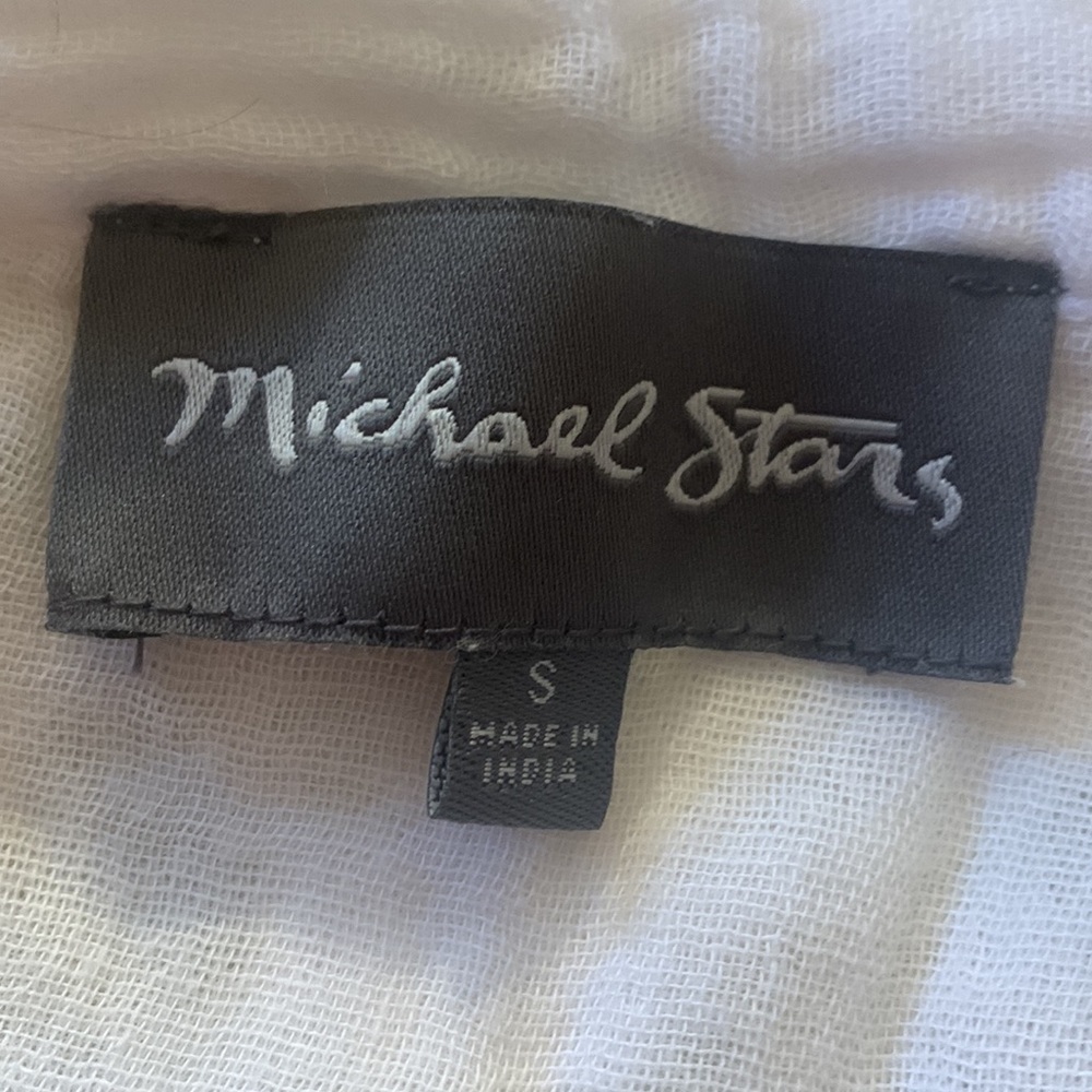 Michael Stars sleeveless white gauze top S - Picture 6 of 7